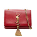 Saint Laurent YSL Monogram Kate Small Tassel Crossbody Chain Shoulder Bag