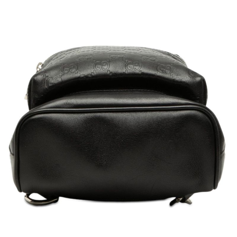 Gucci Guccissima Belt Bag Black Leather