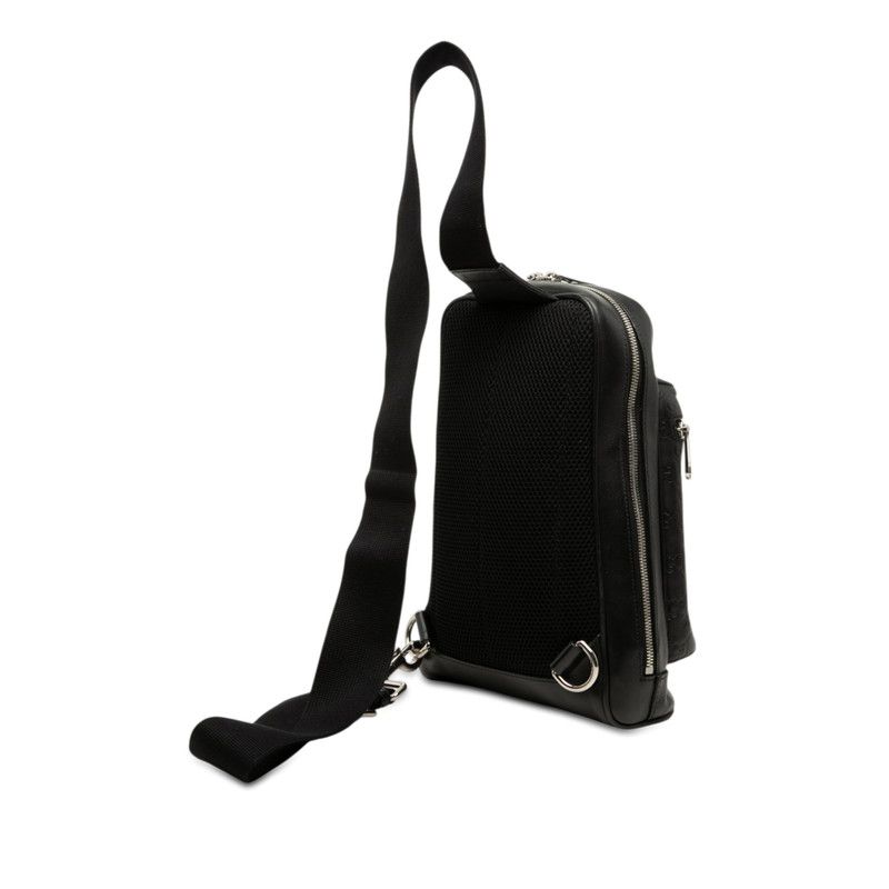 Gucci Guccissima Belt Bag Black Leather