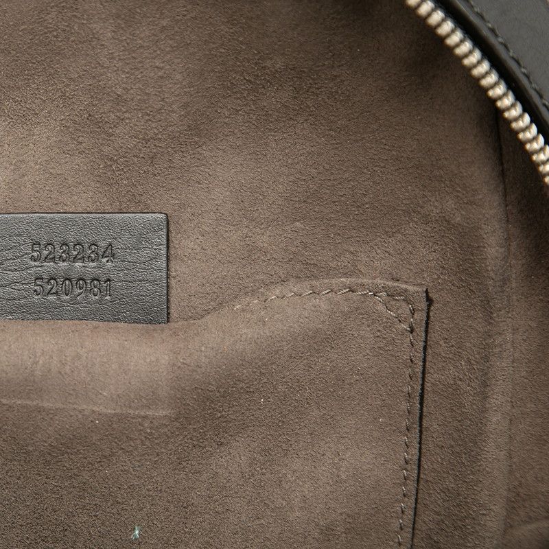Gucci Guccissima Belt Bag Black Leather