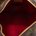 Louis Vuitton Monogram Exantrie Cite Handbag Brown Leather