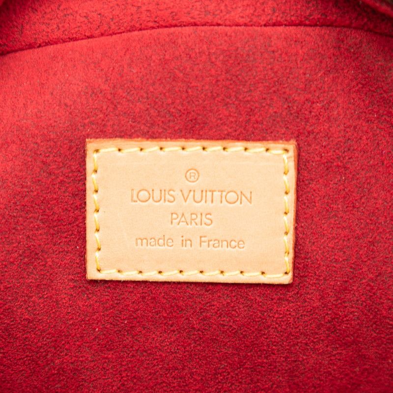 Louis Vuitton Monogram Exantrie Cite Handbag Brown Leather