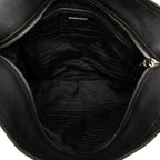 Prada Crossbody Shoulder Bag Black Nylon Leather