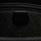 Gucci Bamboo Tote Shoulder Bag 2-Way Black Nylon Leather