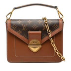 Louis Vuitton Monogram Sac Bifas 2-Way Shoulder Bag Brown Leather