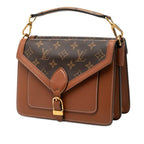 Louis Vuitton Monogram Sac Bifas 2-Way Shoulder Bag Brown Leather