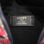 Loewe Anagram Crossbody Shoulder Bag Pink Multicolor Leather