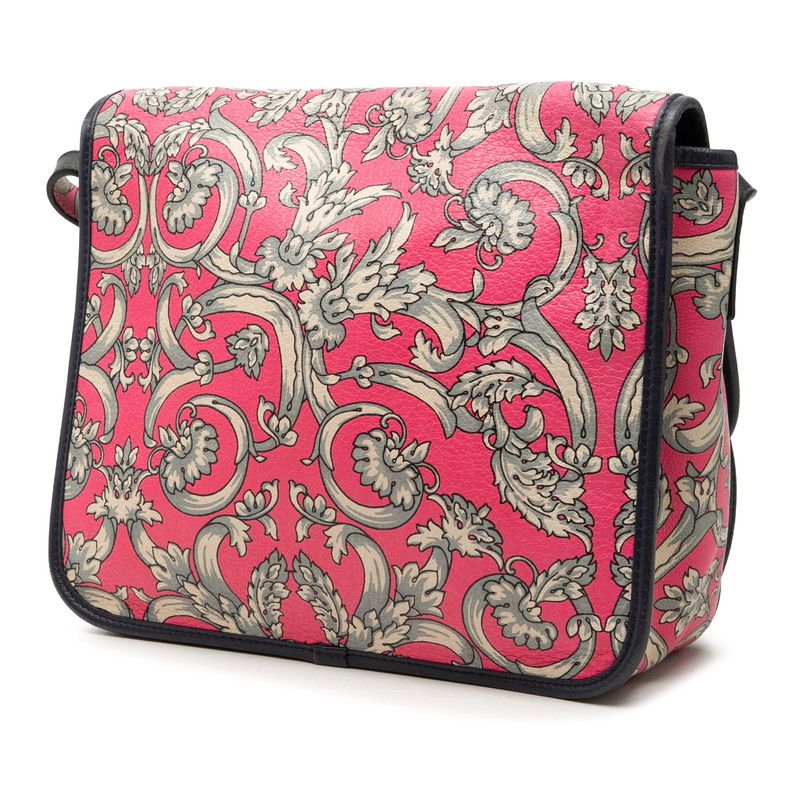 Loewe Anagram Crossbody Shoulder Bag Pink Multicolor Leather