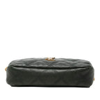 Saint Laurent YSL Logo Becky Double Zip Pouch Crossbody Chain Shoulder