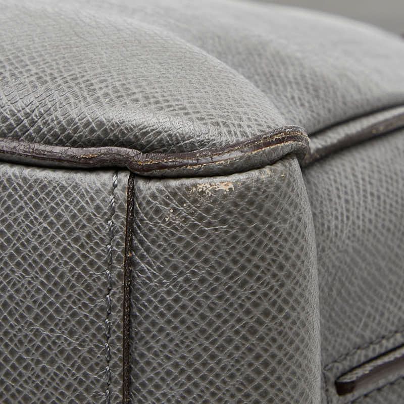 Louis Vuitton Taiga Roman MM Shoulder Bag Glacier Gray Leather