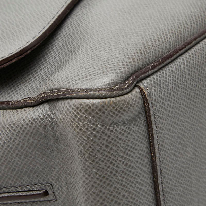 Louis Vuitton Taiga Roman MM Shoulder Bag Glacier Gray Leather