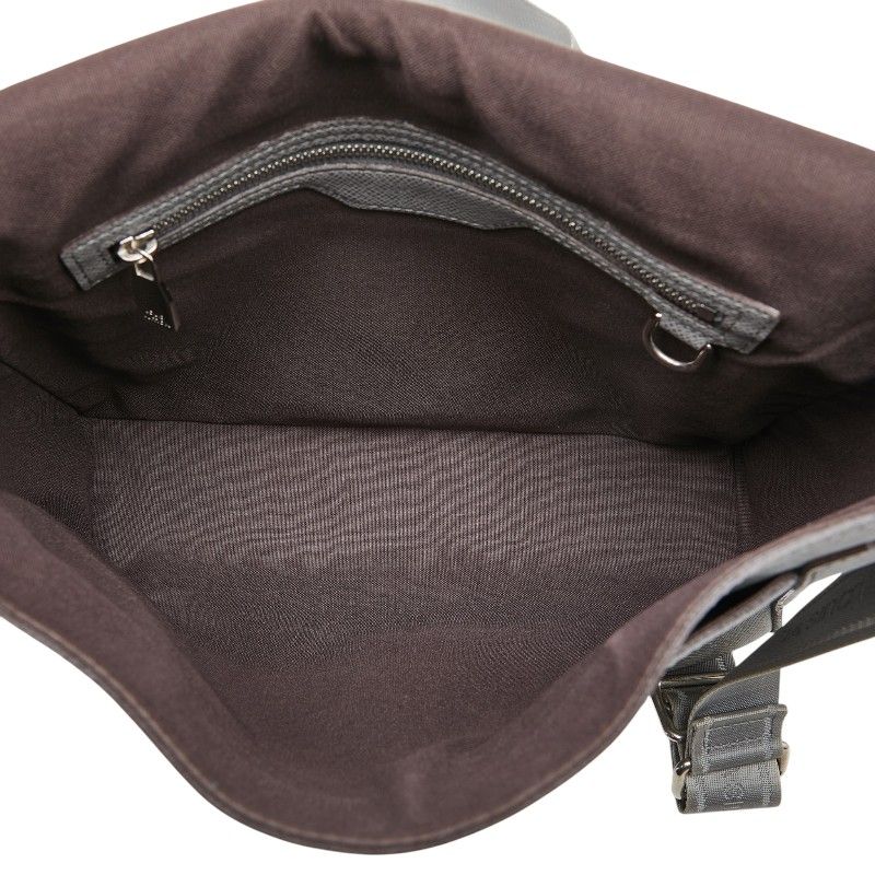 Louis Vuitton Taiga Roman MM Shoulder Bag Glacier Gray Leather