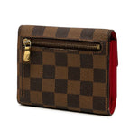 Louis Vuitton Damier Portefeuille Koala Trifold Wallet Brown Leather