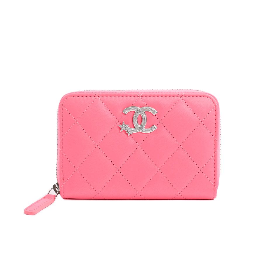 Chanel Compact Wallet Zip Coin Purse