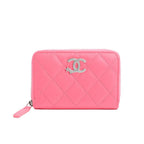 Chanel Compact Wallet Zip Coin Purse