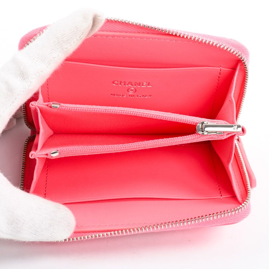 Chanel Compact Wallet Zip Coin Purse — view 5