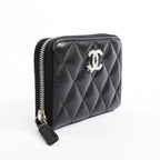Chanel Compact Wallet Zip Coin Purse — view 2