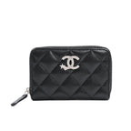 Chanel Compact Wallet Zip Coin Purse