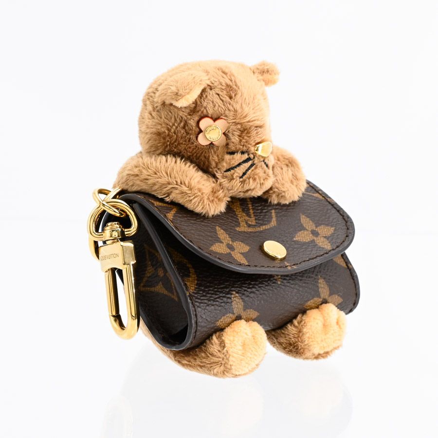 Louis Vuitton Charm LV Monogram Keychain — view 3