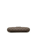 Louis Vuitton Damier Chain 2-Way Shoulder Bag Brown Leather