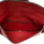 Dior D-bee Crossbody Shoulder Bag Red Leather