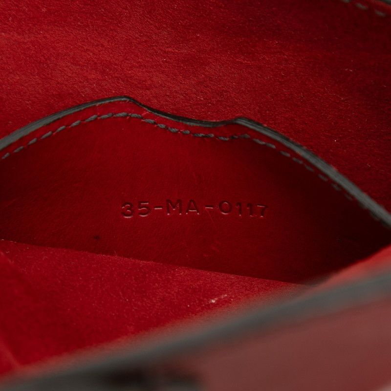 Dior D-bee Crossbody Shoulder Bag Red Leather