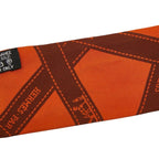 Hermes Twilly Bolduc Scarf Orange Silk