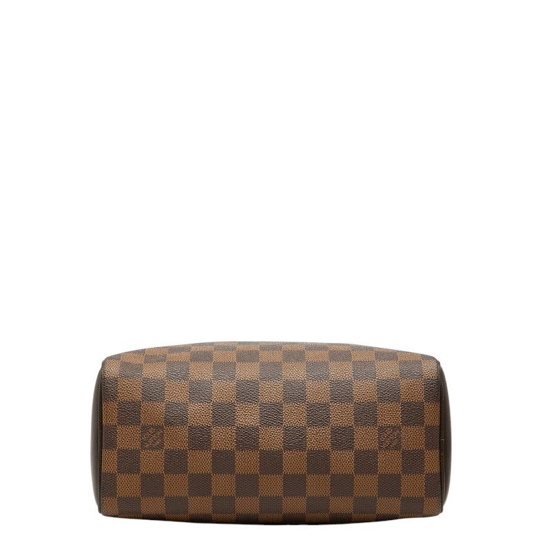 Louis Vuitton Damier Brera Handbag Brown Leather