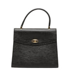 Louis Vuitton Epi Malesherbes Handbag Noir Black Leather