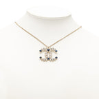 Chanel CC Logo Bijou Necklace Gold Plated