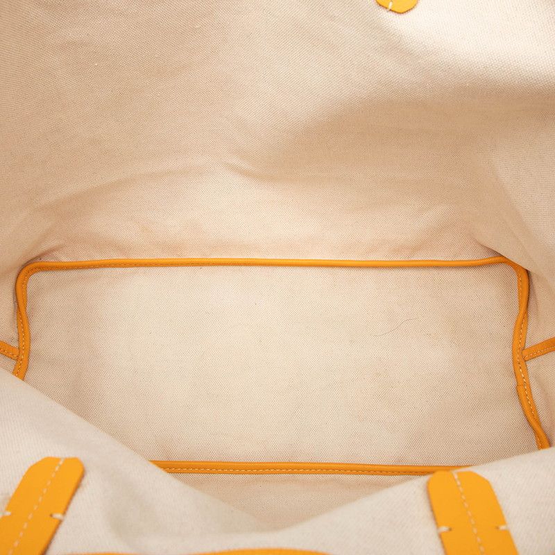 Goyard Saint Louis PM Tote Shoulder Bag Yellow Leather — view 4