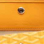Goyard Saint Louis PM Tote Shoulder Bag Yellow Leather — view 5