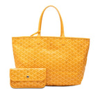 Goyard Saint Louis PM Tote Shoulder Bag Yellow Leather — view 7