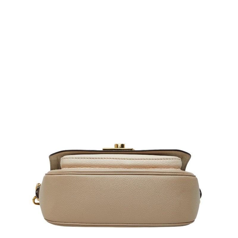 Louis Vuitton Lockme TenChain 2-Way Shoulder Bag Gray Beige Leather