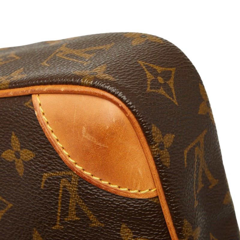 Louis Vuitton Monogram Danube Crossbody Shoulder Bag Brown Leather