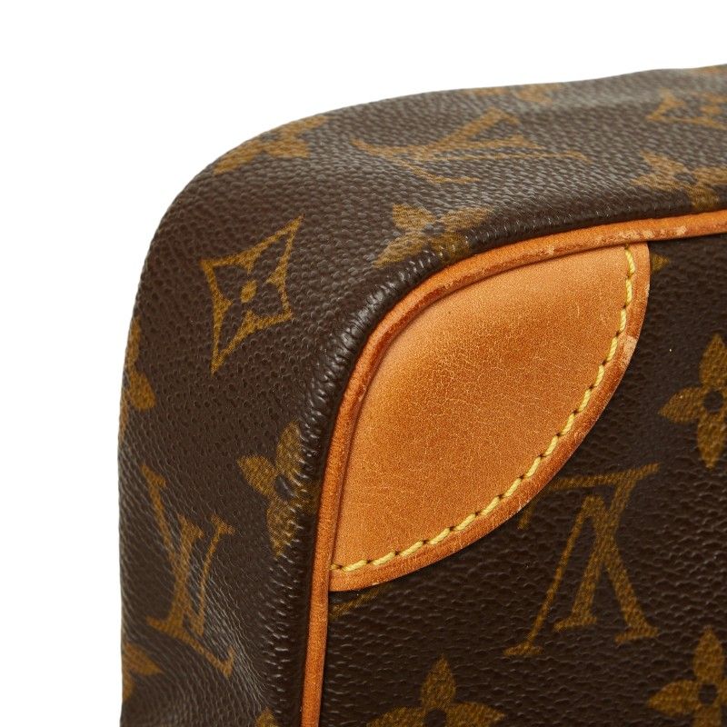 Louis Vuitton Monogram Danube Crossbody Shoulder Bag Brown Leather