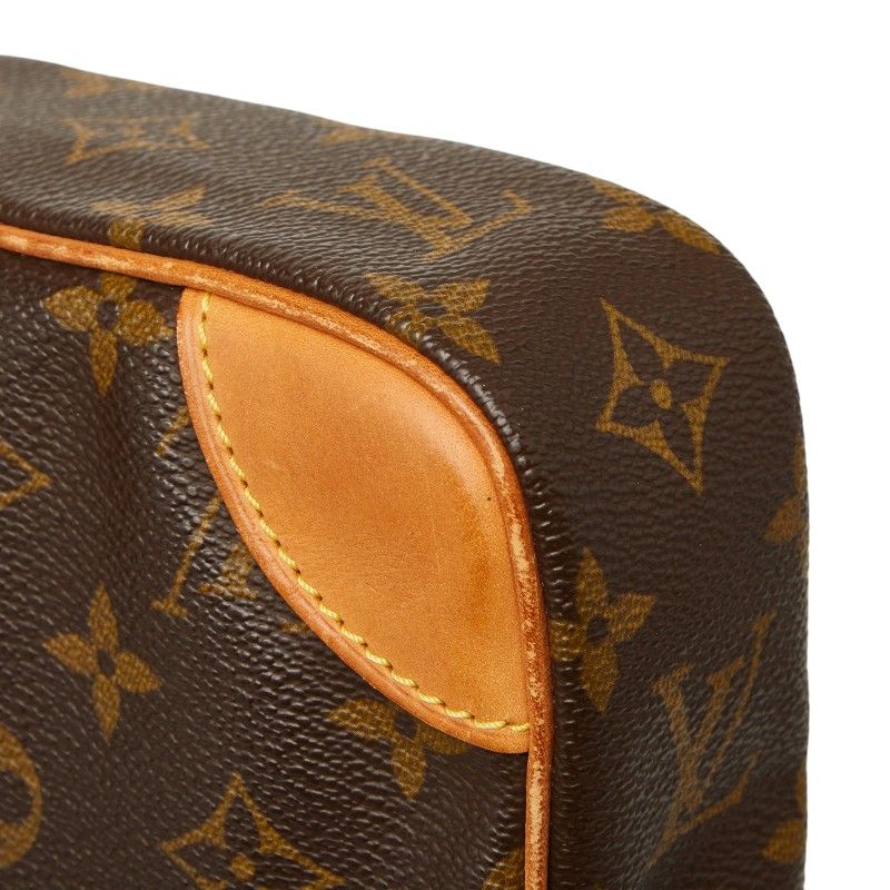 Louis Vuitton Monogram Danube Crossbody Shoulder Bag Brown Leather