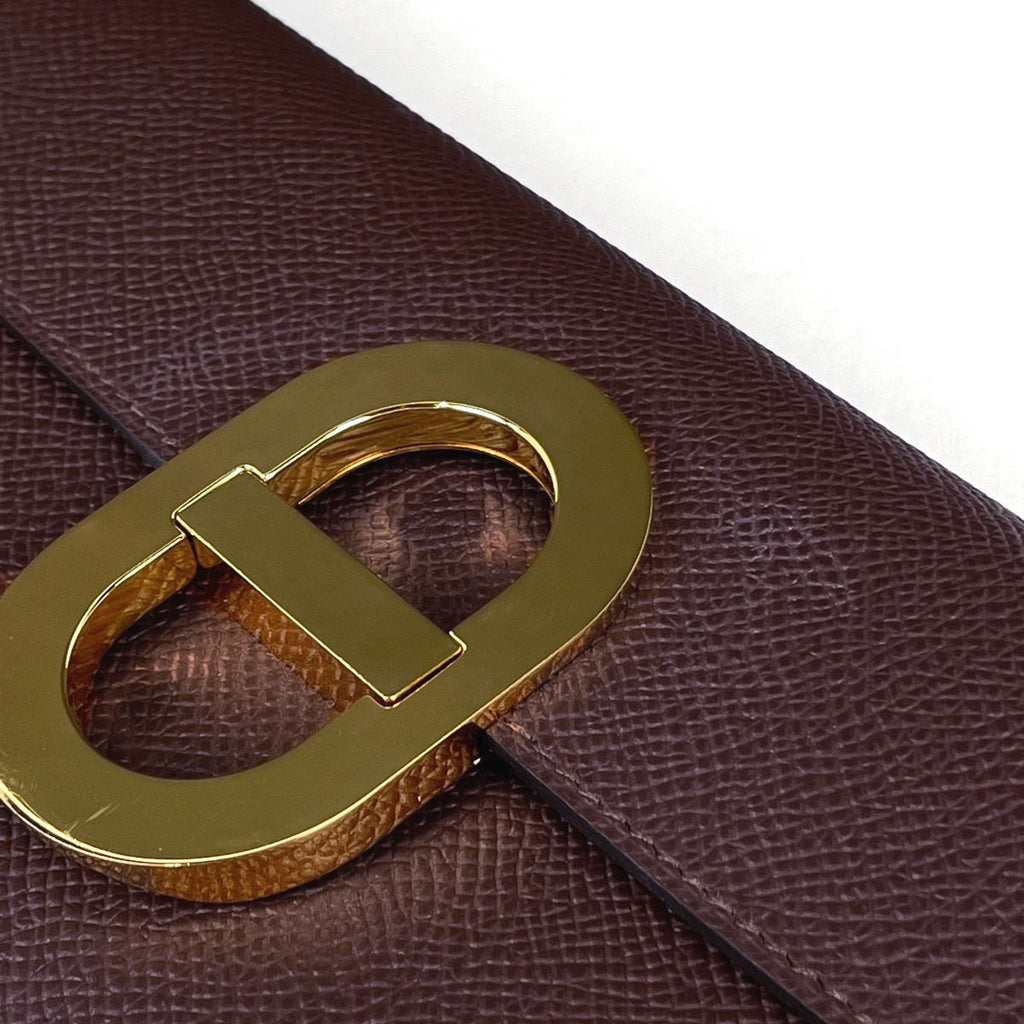 Hermes Chaine D'Ancre To Go 2-Way Clutch Veau Epsom Brown — view 4