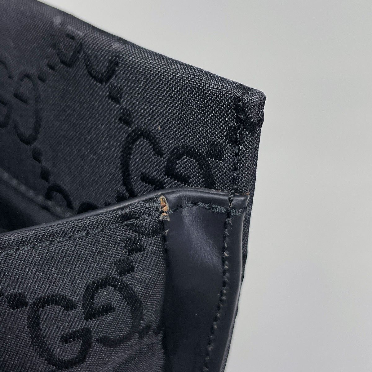 Gucci Bamb Tote GG Pattern Nylon Black — view 4