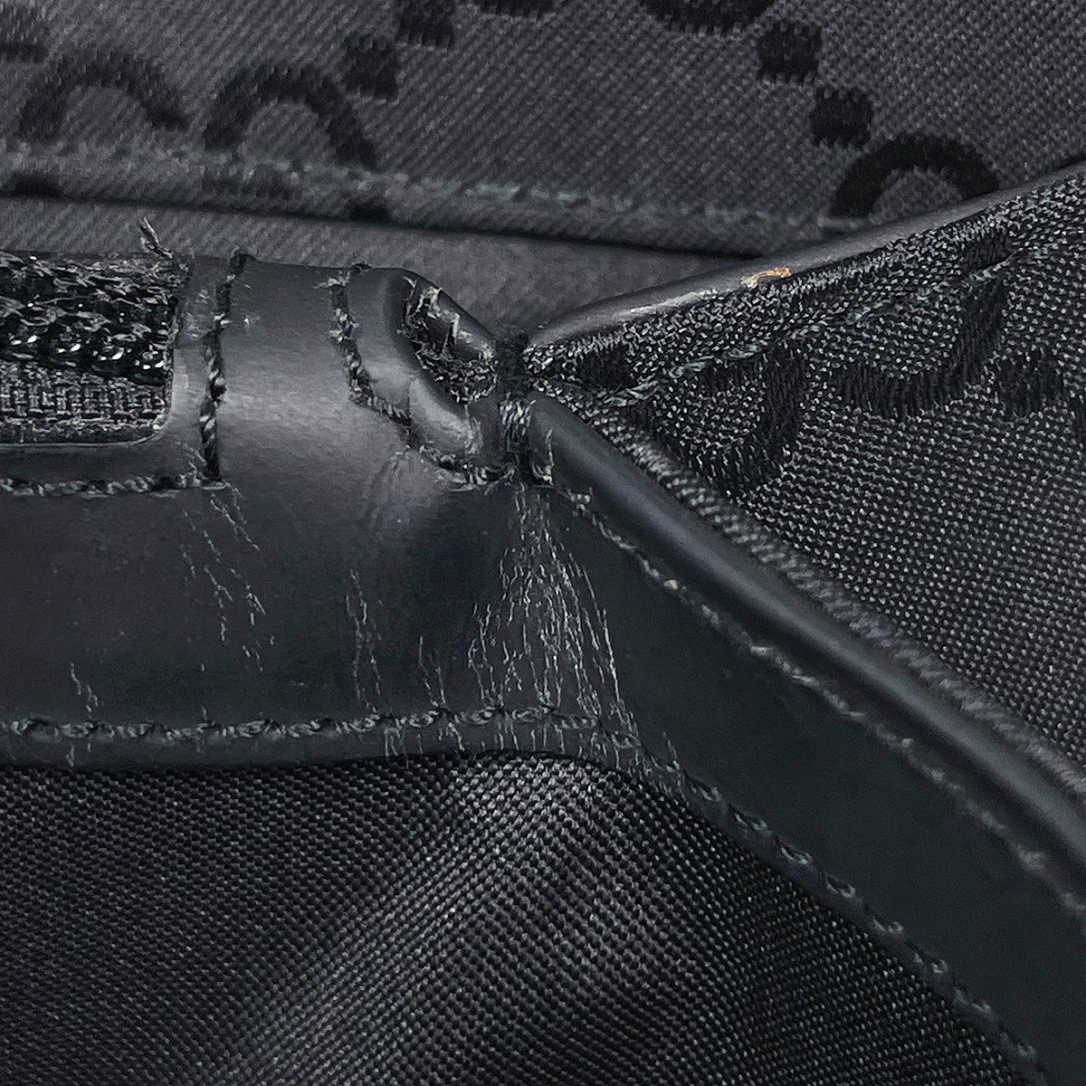 Gucci Bamb Tote GG Pattern Nylon Black — view 6