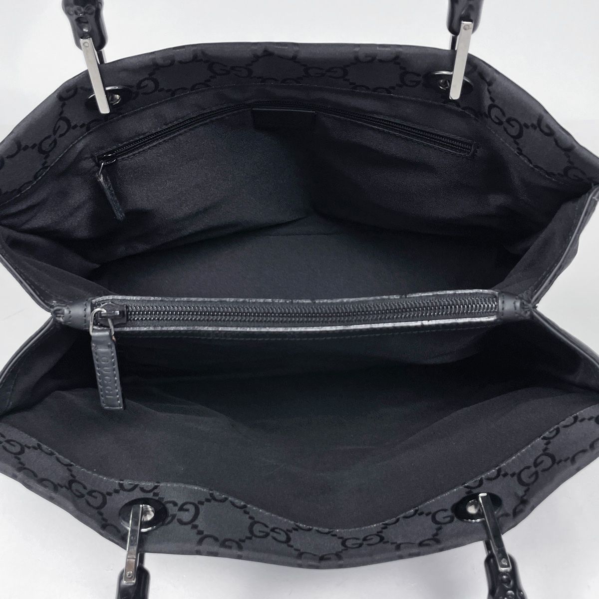 Gucci Bamb Tote GG Pattern Nylon Black — view 7