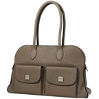 Hermes Carabas 43 Handbag Togo Brown
