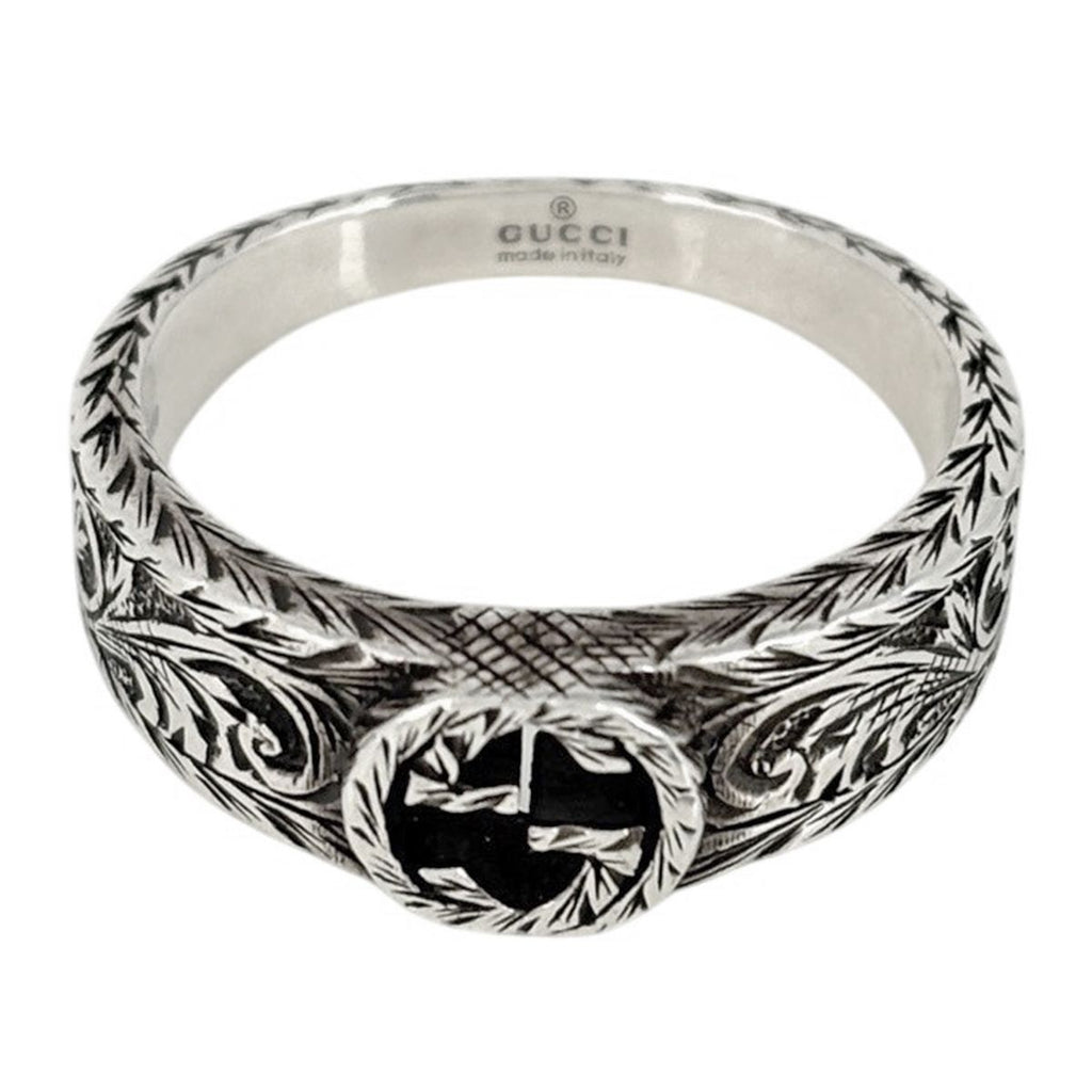 Gucci Arabesque Ring Interlocking 925 Sterling Silver — view 2