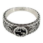 Gucci Arabesque Ring Interlocking 925 Sterling Silver — view 2