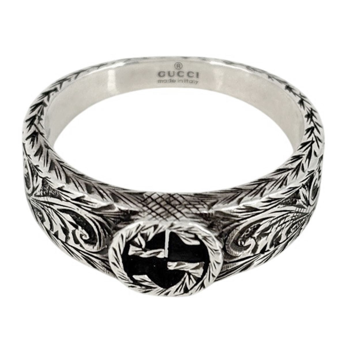 Gucci Arabesque Ring Interlocking 925 Sterling Silver — view 2