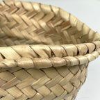 Loewe Basket Anagram Palm Leaf Tote Bag Raffia Natural Brown — view 5