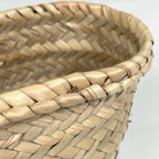 Loewe Basket Anagram Palm Leaf Tote Bag Raffia Natural Brown — view 6
