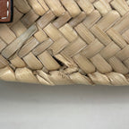 Loewe Basket Anagram Palm Leaf Tote Bag Raffia Natural Brown — view 4