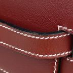 Hermes Kelly Depeches 38 Briefcase Business Box Calf Rouge Ache — view 4