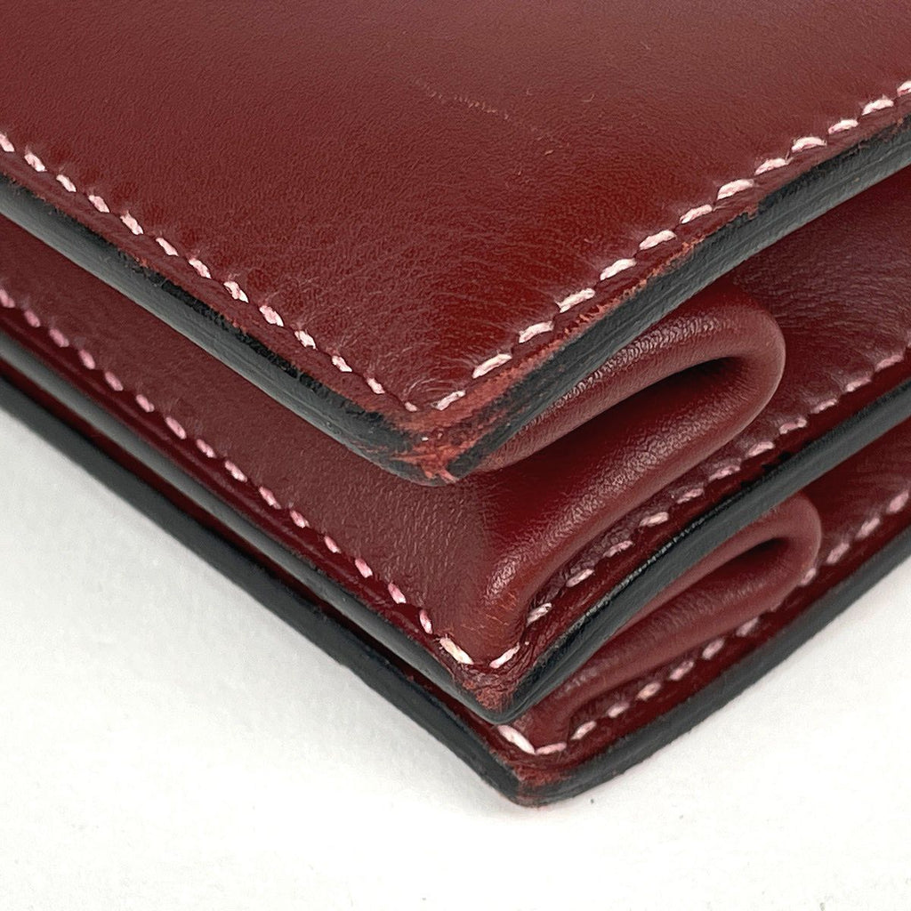 Hermes Kelly Depeches 38 Briefcase Business Box Calf Rouge Ache — view 3